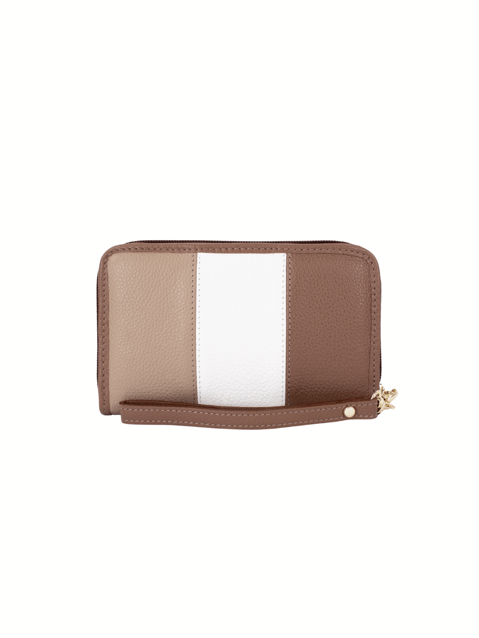 Cavalinho Soft Skin Small Wristlet Wallet SKU 26070220.31 #color_tan / white / beige