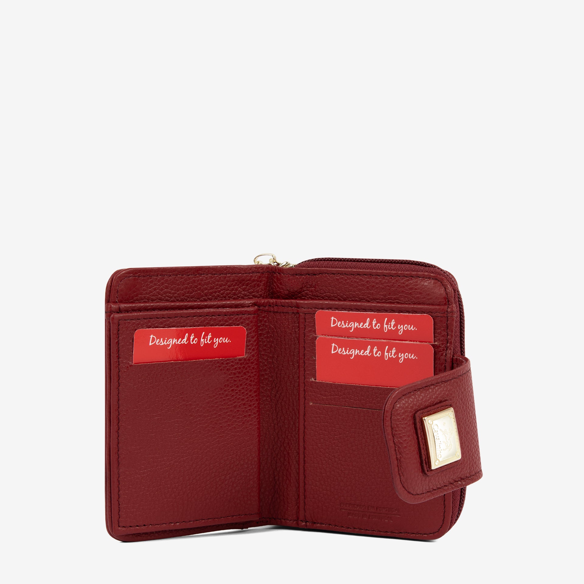 Cavalinho Eternal Burgundy Leather Wallet for Women SKU 26100218.15 #color_burgundy