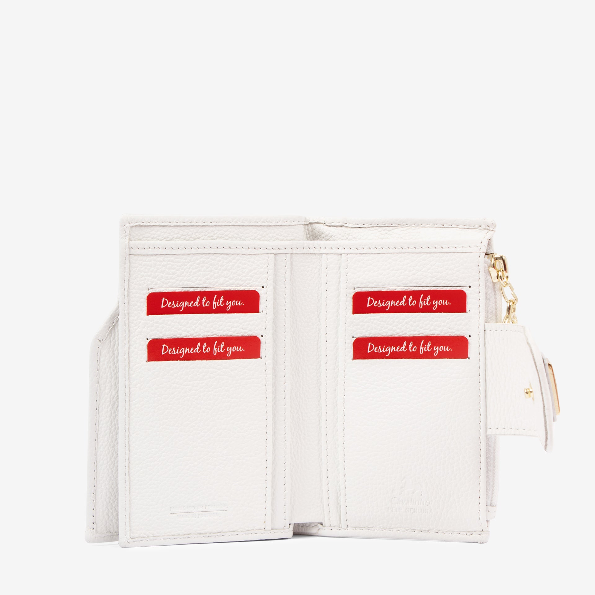 Cavalinho Eternal White Leather Wallet for Women SKU 26100232.06 #color_white