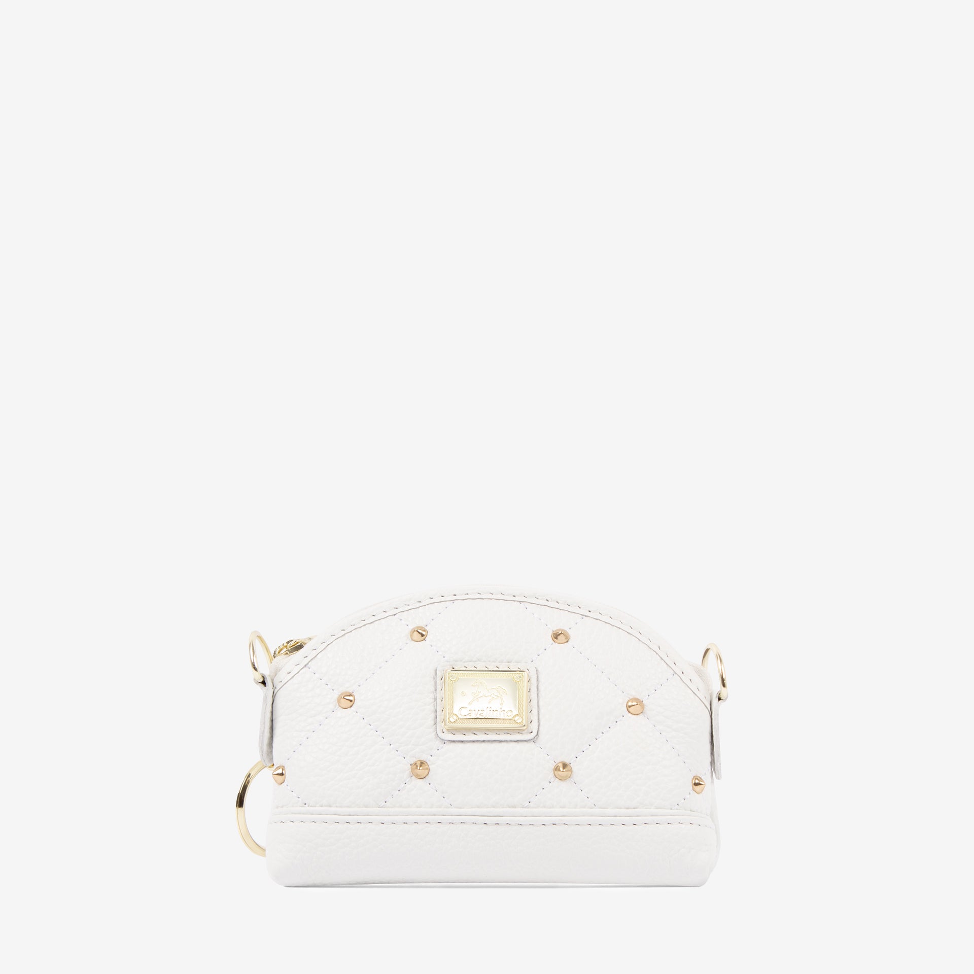 Cavalinho Eternal White Leather Small Pouch SKU 26100252.06 #color_white