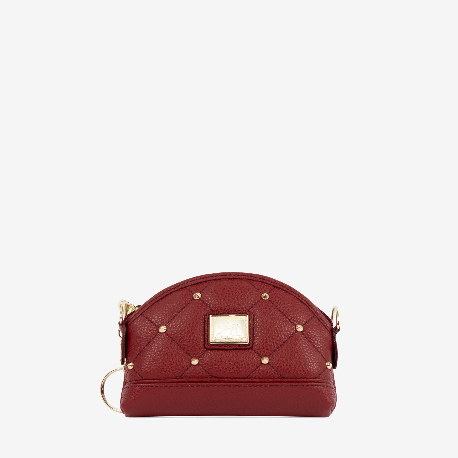 Cavalinho Eternal Burgundy Leather Small Pouch SKU 26100252.15 #color_Burgundy