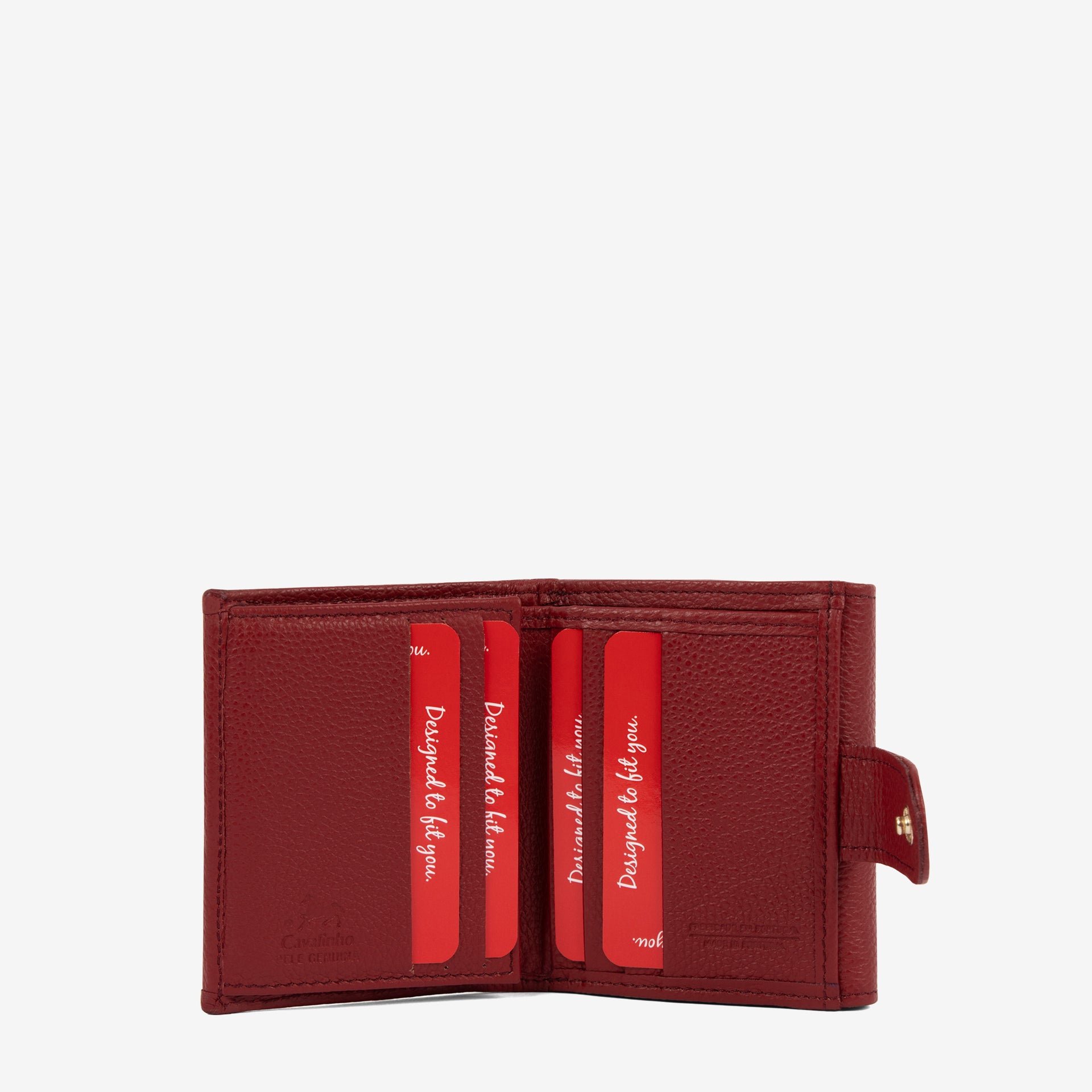 Cavalinho Eternal Burgundy Mini Leather Wallet for Women SKU 26100530.15 #color_burgundy