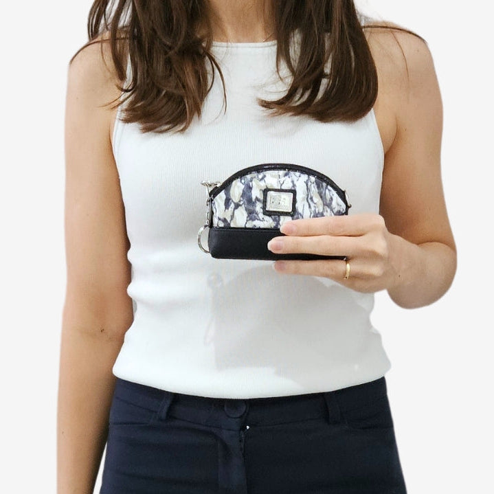 Cavalinho Acqua Marine Small Pouch SKU 26120252.22 #color_navy / white