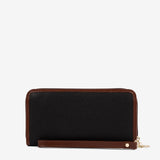 Cavalinho Poesie Wristlet Wallet SKU 26140212.32 #color_black / saddlebrown / white