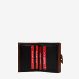 Cavalinho Poesie Mini Wallet SKU 26140530.32 #color_black / saddlebrown / white