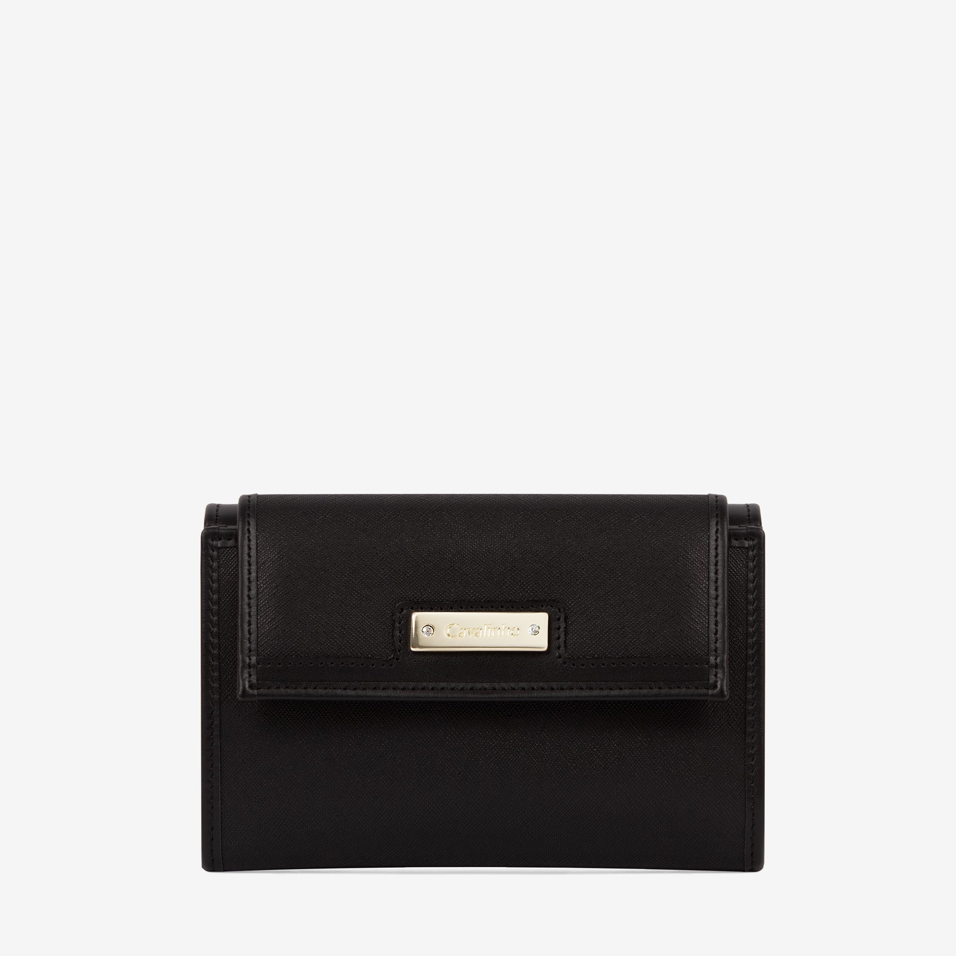 Cavalinho La Vie Black Trifold Wallet for Women SKU 26190202.01 #color_black
