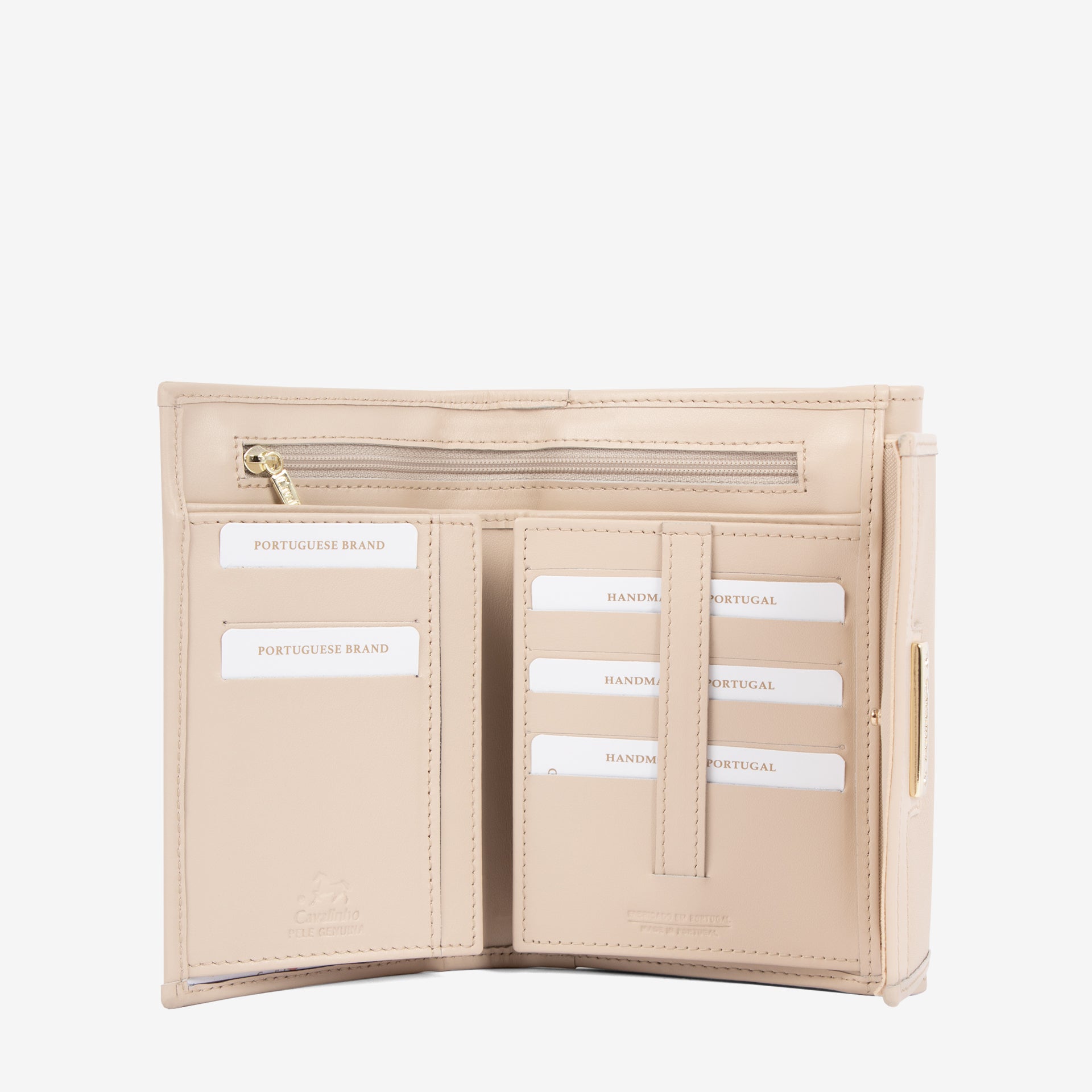 Cavalinho La Vie Beige Trifold Wallet for Women SKU 26190202.05 #color_beige