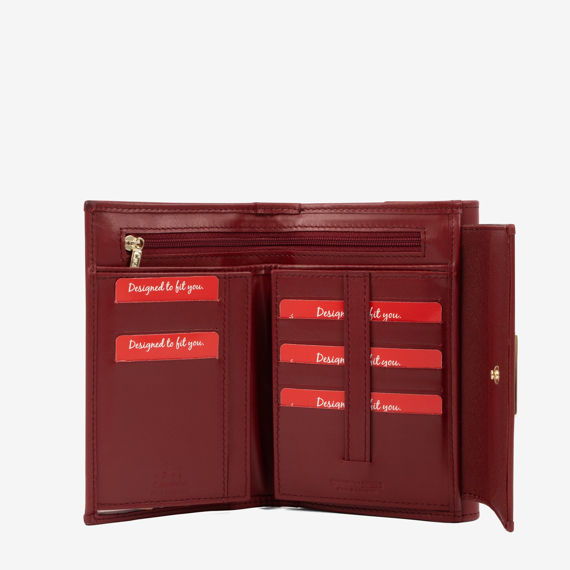 Cavalinho La Vie Trifold Wallet for Women SKU 26190202.15 #color_burgundy