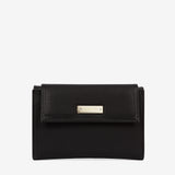 Cavalinho La Vie Trifold Black Canvas Wallet for Women SKU 26190205.01 #color_black