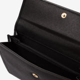 Cavalinho La Vie Trifold Black Canvas Wallet for Women SKU 26190205.01 #color_black