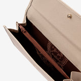 Cavalinho La Vie Trifold Beige Canvas Wallet for Women SKU 26190205.05 #color_beige