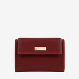 Cavalinho La Vie Trifold Burgundy Canvas Wallet for Women SKU 26190205.15 #color_burgundy