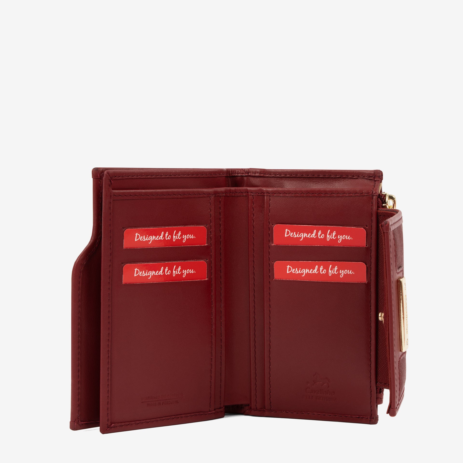 Cavalinho La Vie Bifold Wallet for Women SKU 26190232.15 #color_burgundy