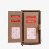 Only By Cavalinho Brown Wristlet Wallet for Women SKU 26200213.02 #color_brown / beige