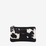 Cavalinho Club Small Makeup Bag with Cow Print SKU 26210254.01 #color_black / white