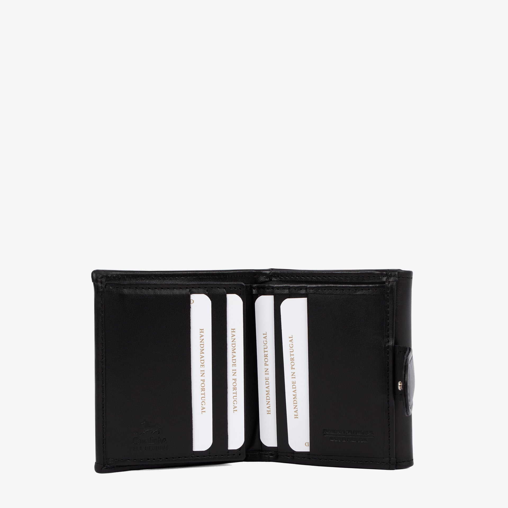 Cavalinho Club Mini Wallet for Women with Cow Print SKU 26210530.01 #color_black / white