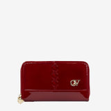 Cavalinho Midnight Rouge Patent Leather Small Wristlet Wallet for Women SKU 26220220.04 #color_red