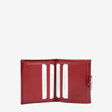 Cavalinho Midnight Rouge Red Patent Leather Mini Wallet for Women SKU 26220530.04 #color_red