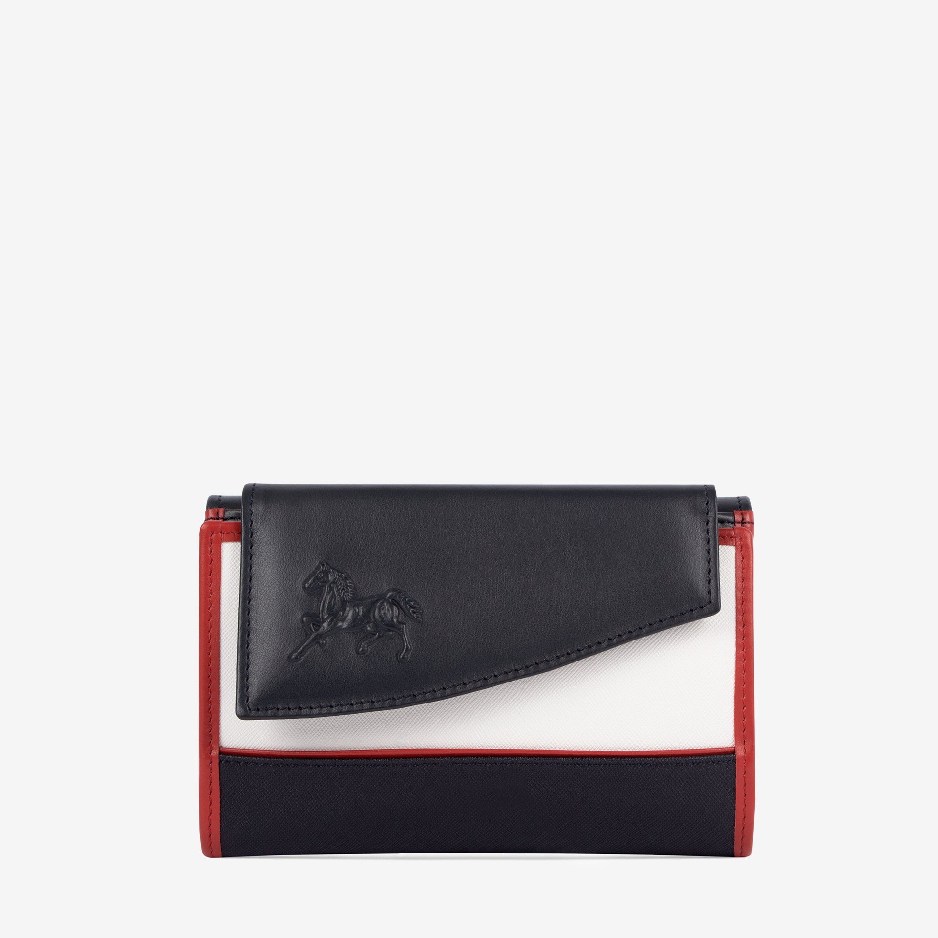 Horse By Cavalinho Trifold Wallet for Women SKU 26230202.45 #color_navy / white / red