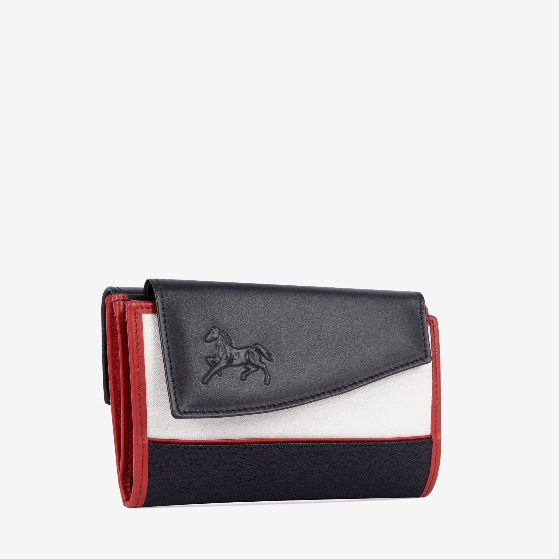 Horse By Cavalinho Trifold Wallet for Women SKU 26230202.45 #color_navy / white / red