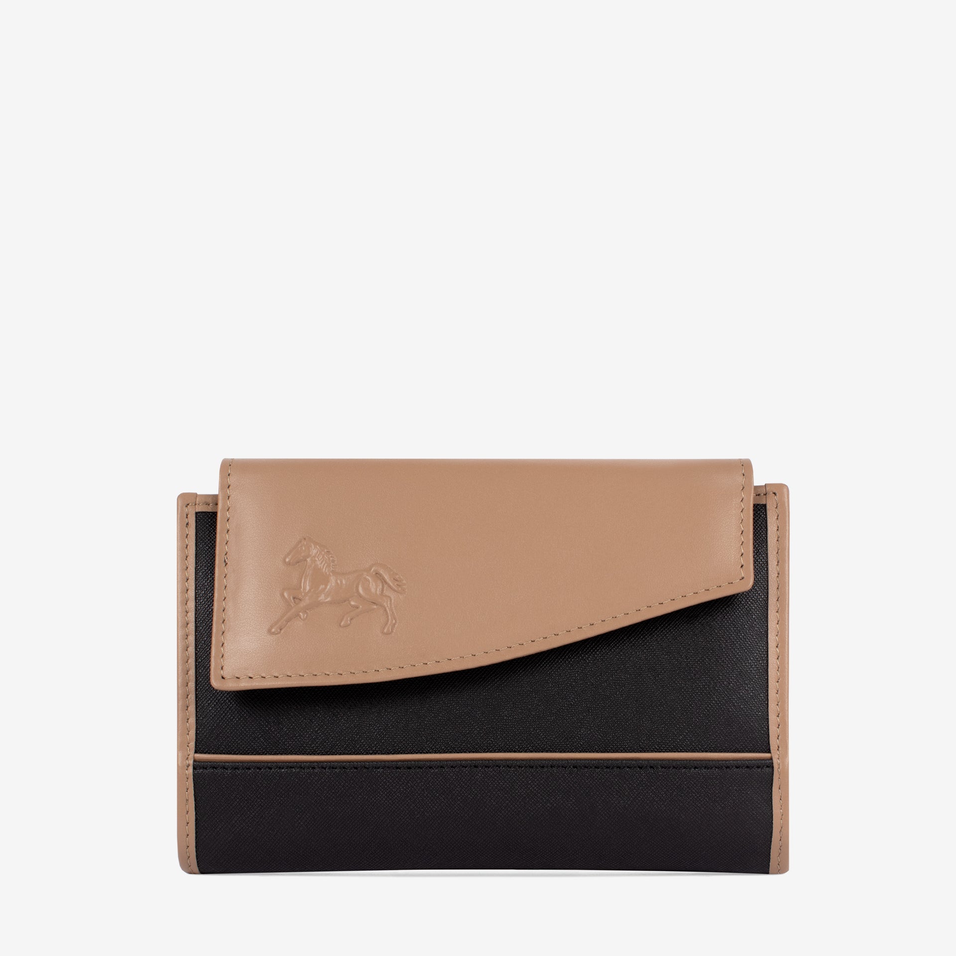 Horse By Cavalinho Trifold Wallet SKU 26230205.07 #color_sand / black