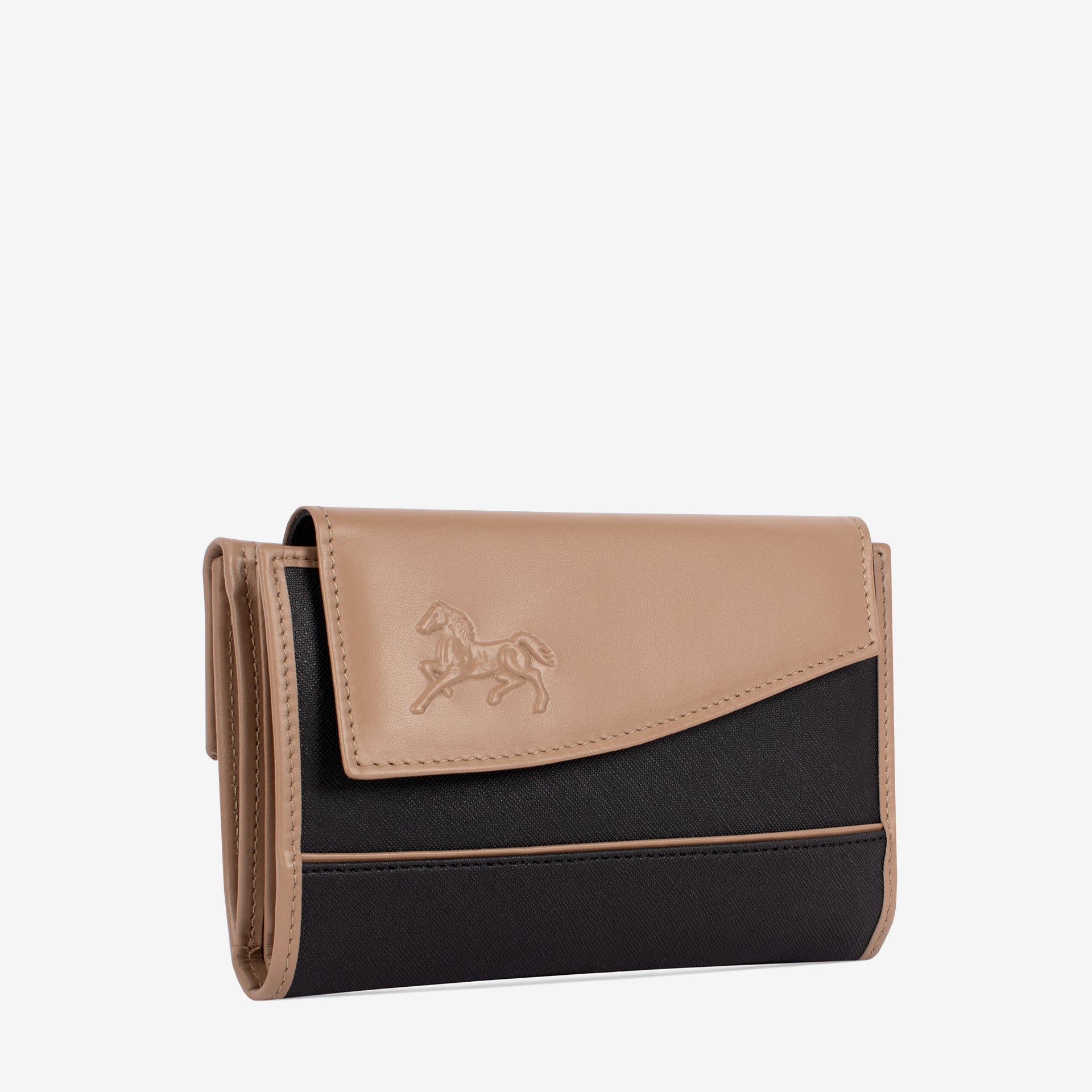 Horse By Cavalinho Trifold Wallet SKU 26230205.07 #color_sand / black