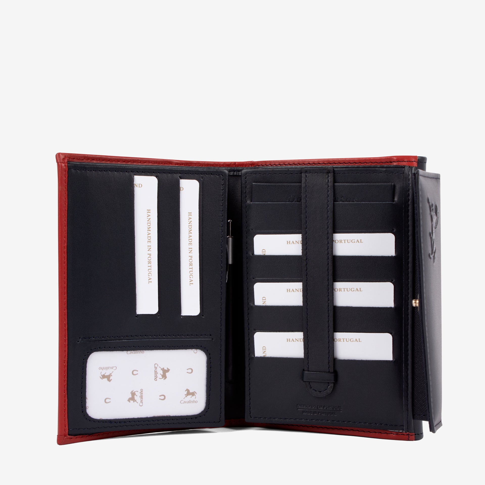 Horse By Cavalinho Trifold Wallet SKU 26230205.45 #color_navy / white / red