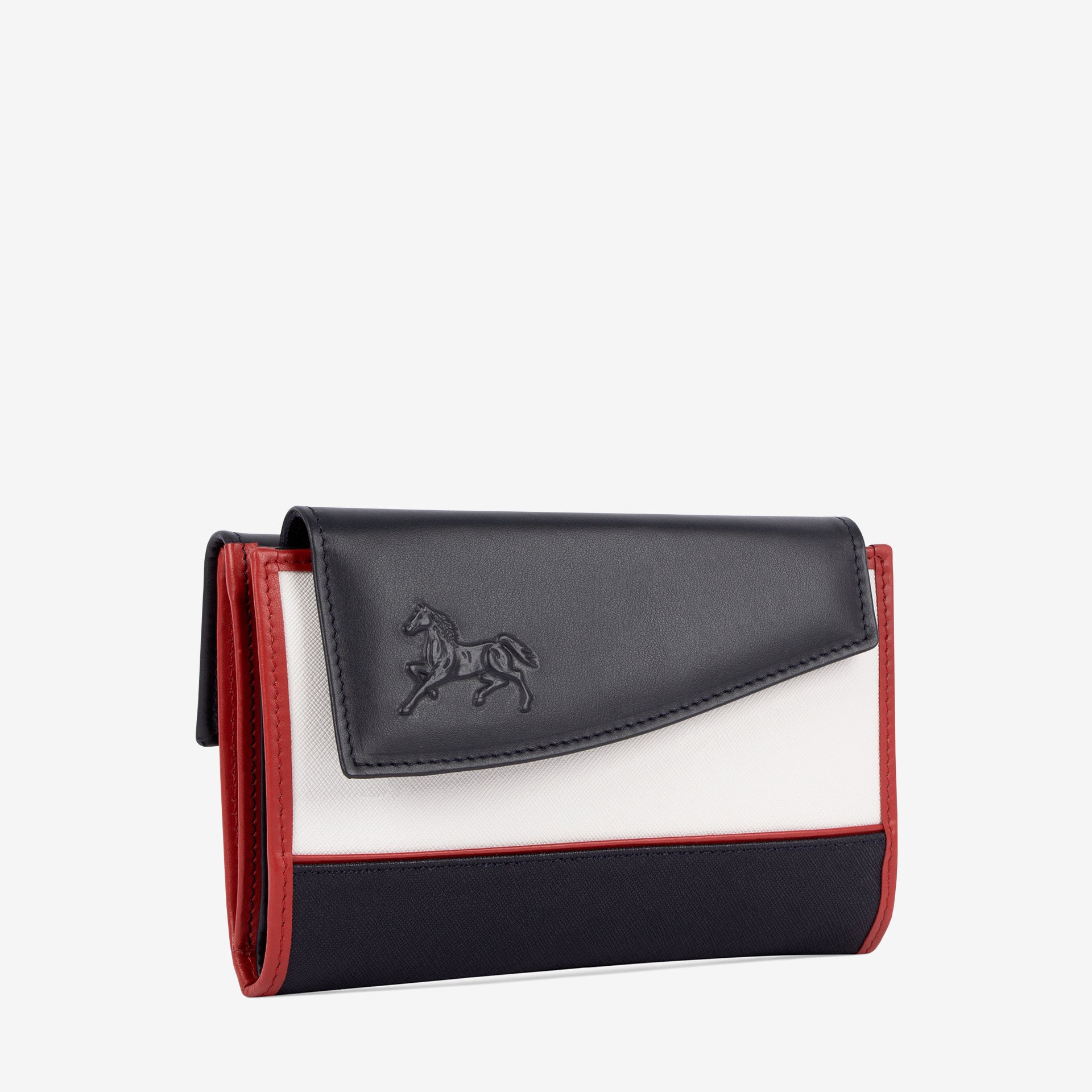 Horse By Cavalinho Trifold Wallet SKU 26230205.45 #color_navy / white / red
