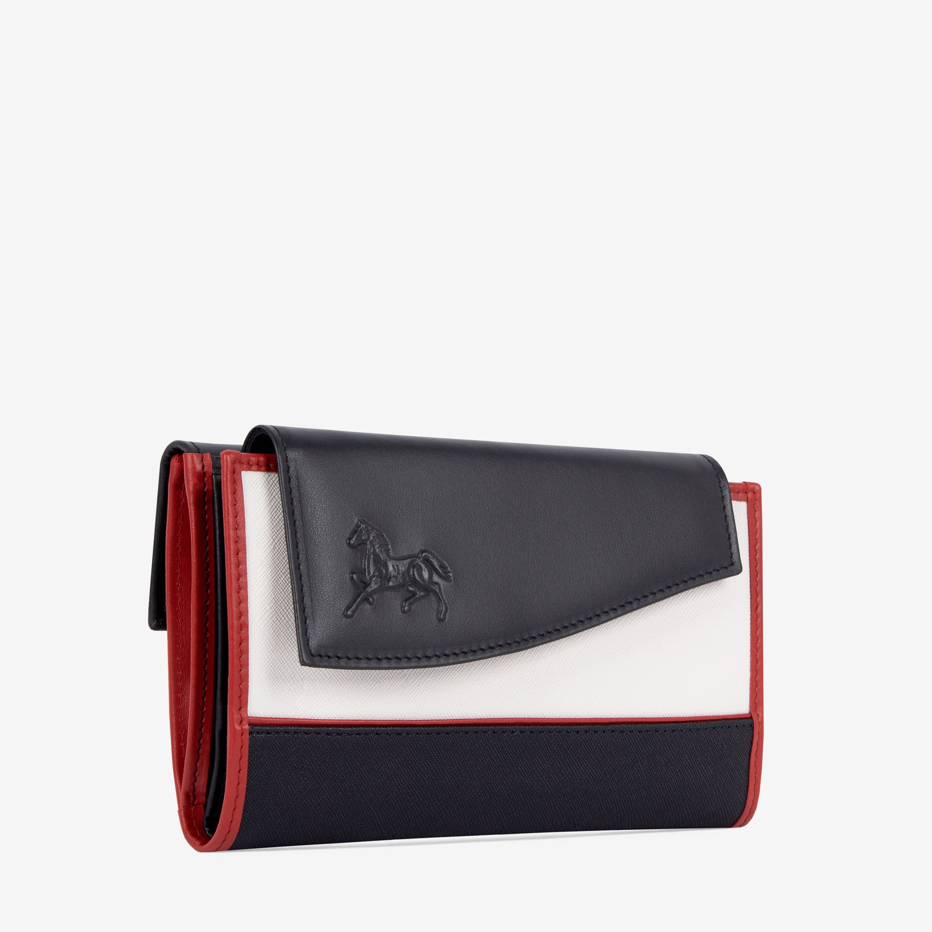 Horse By Cavalinho Trifold Wallet for Women SKU 26230206.45 #color_navy / white / red