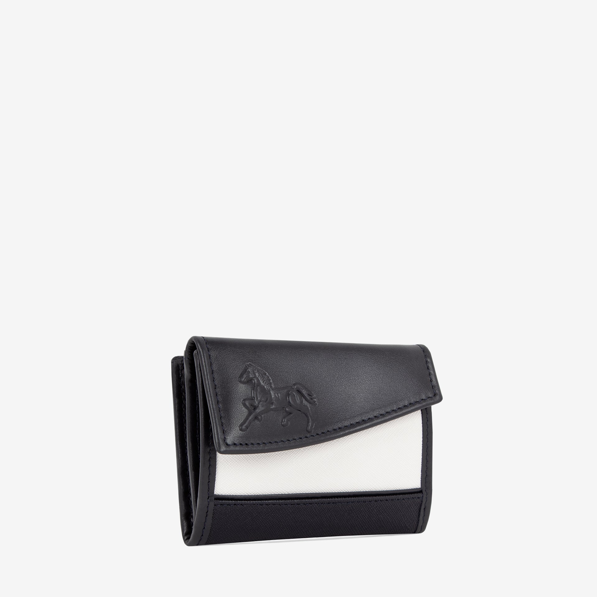 Horse By Cavalinho Mini Trifold Wallet for Women SKU 26230530.47 #color_navy / white