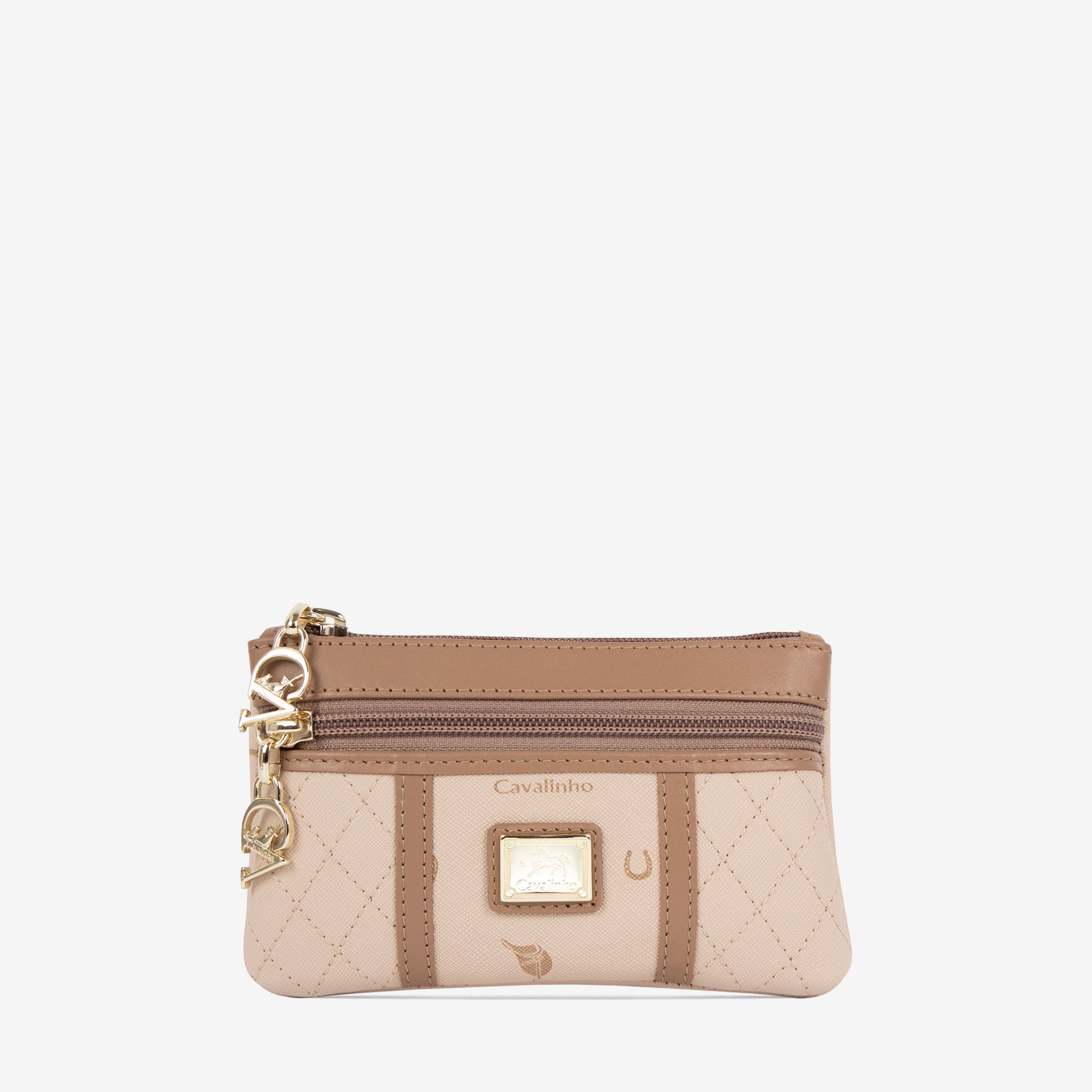 Cavalinho Di Cavallo Beige Small Makeup Bag SKU 26250254.05 #color_beige