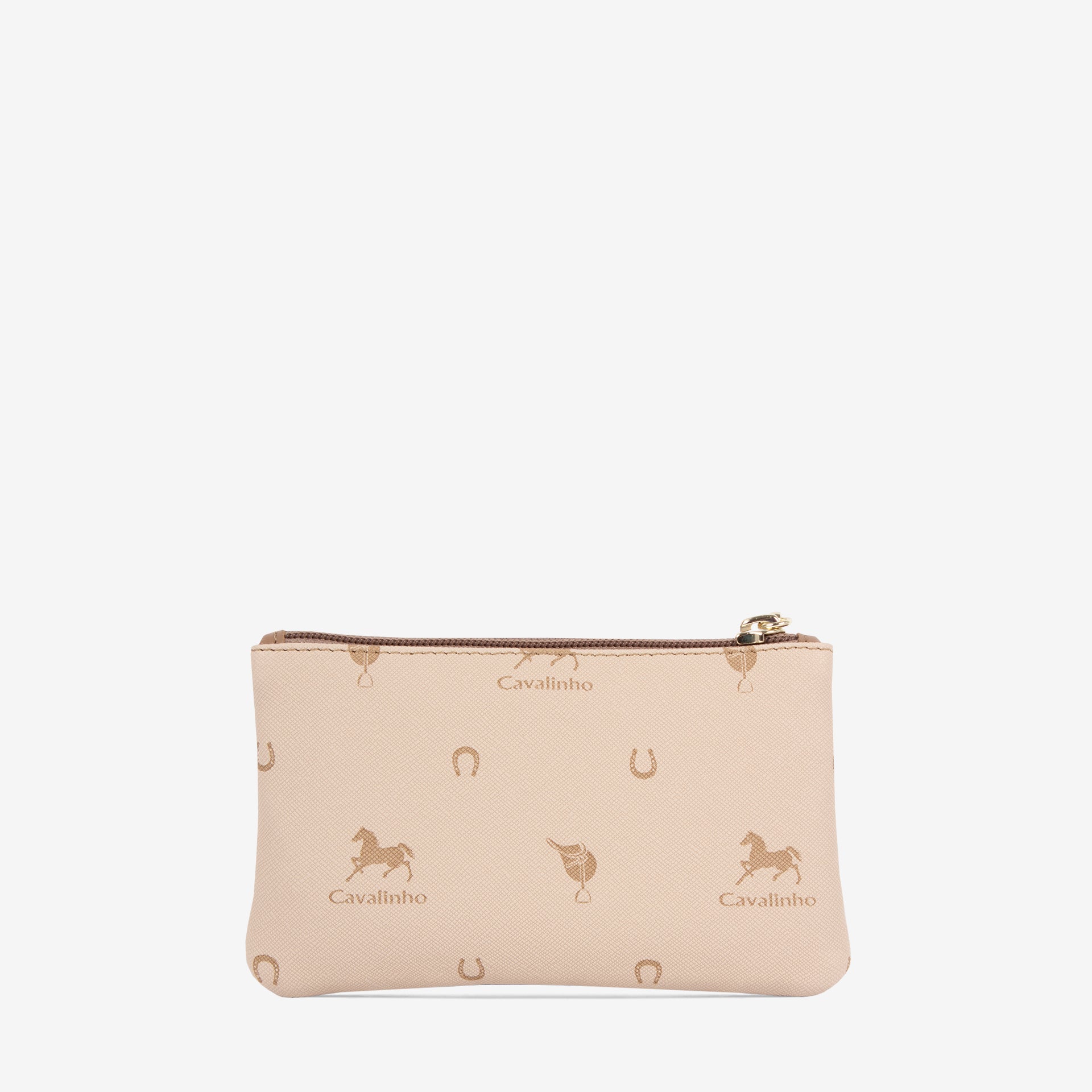 Cavalinho Di Cavallo Beige Small Makeup Bag SKU 26250254.05 #color_beige