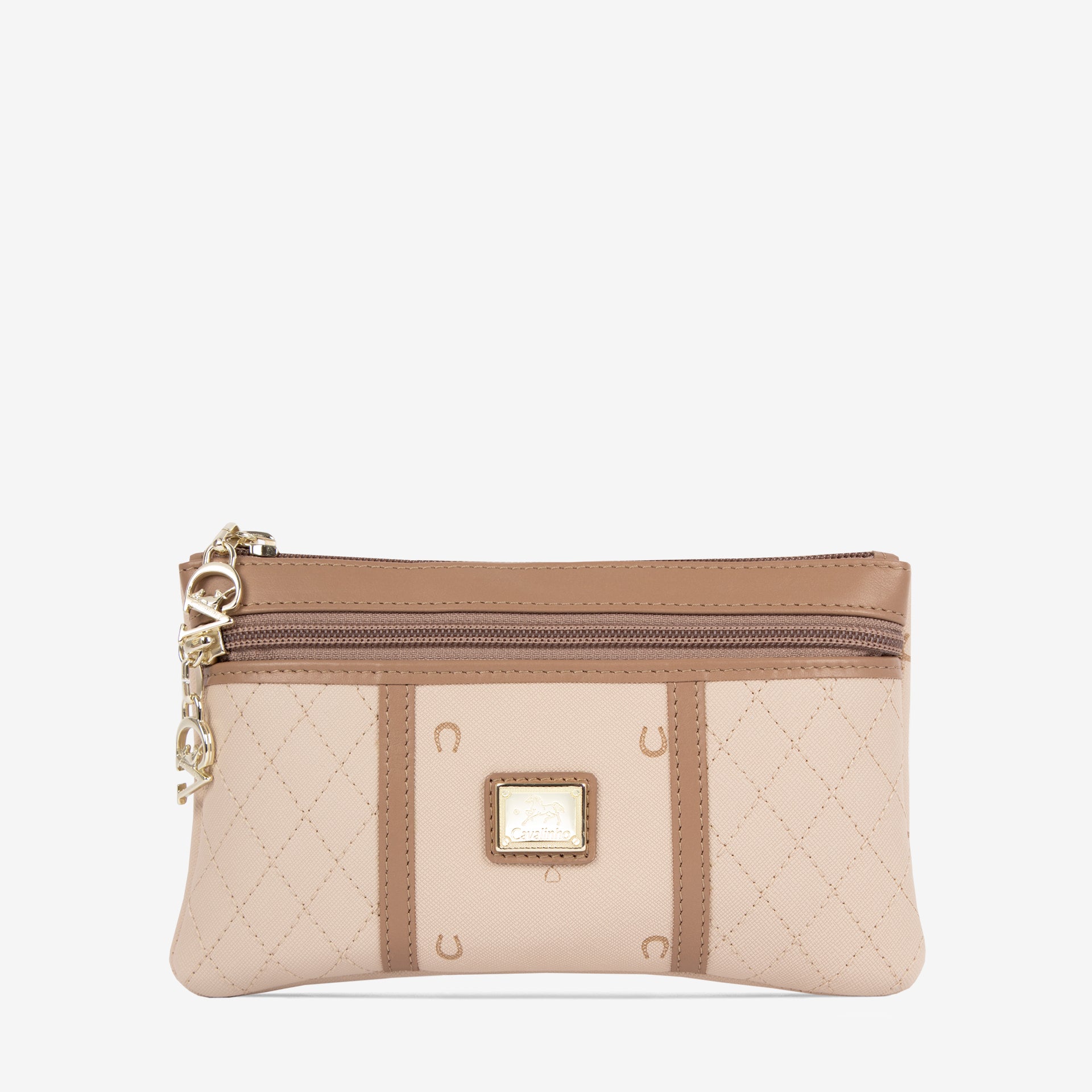 Cavalinho Di Cavallo Slim Makeup Bag SKU 26250256.05 #color_beige, bege