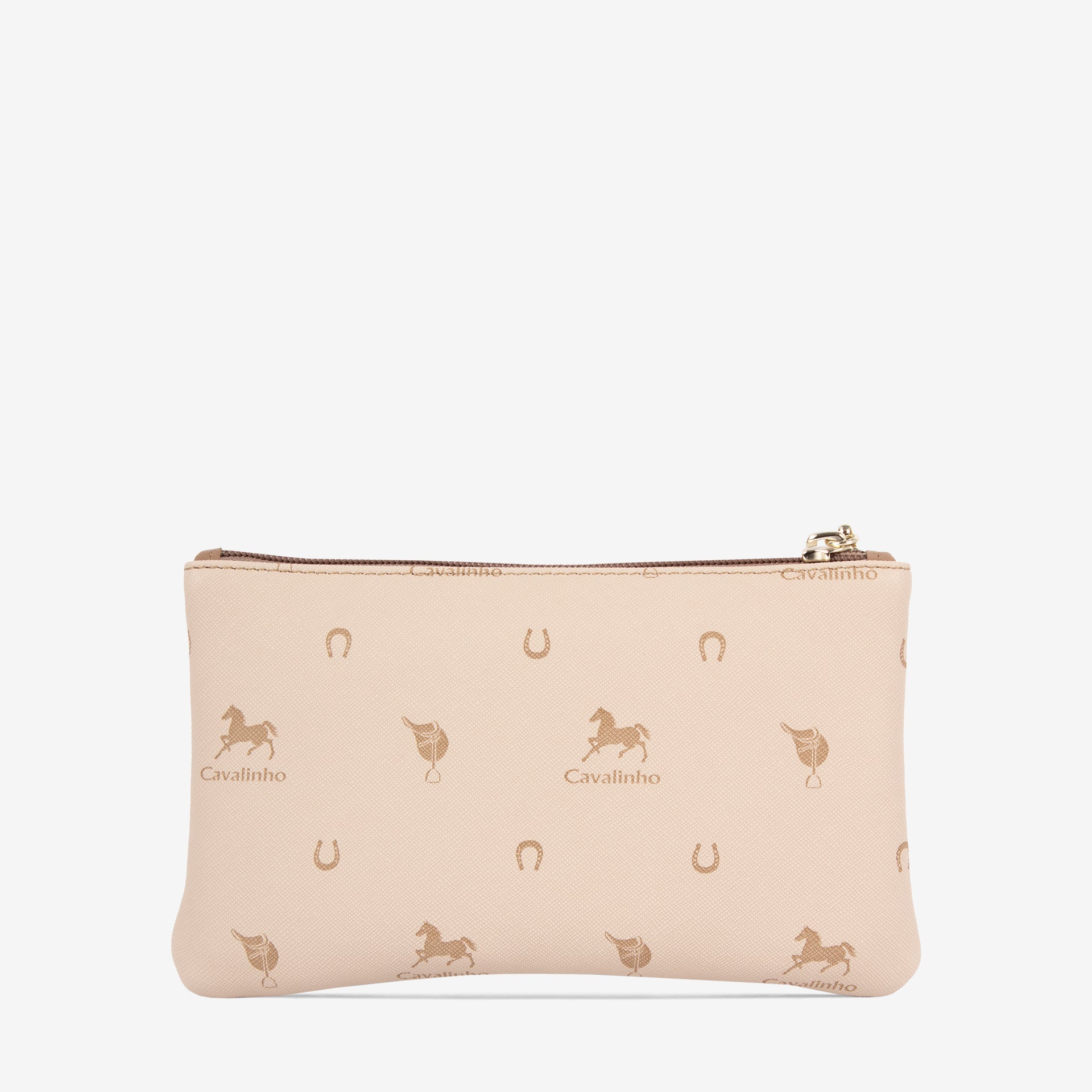 Cavalinho Di Cavallo Slim Makeup Bag SKU 26250256.05 #color_beige, bege