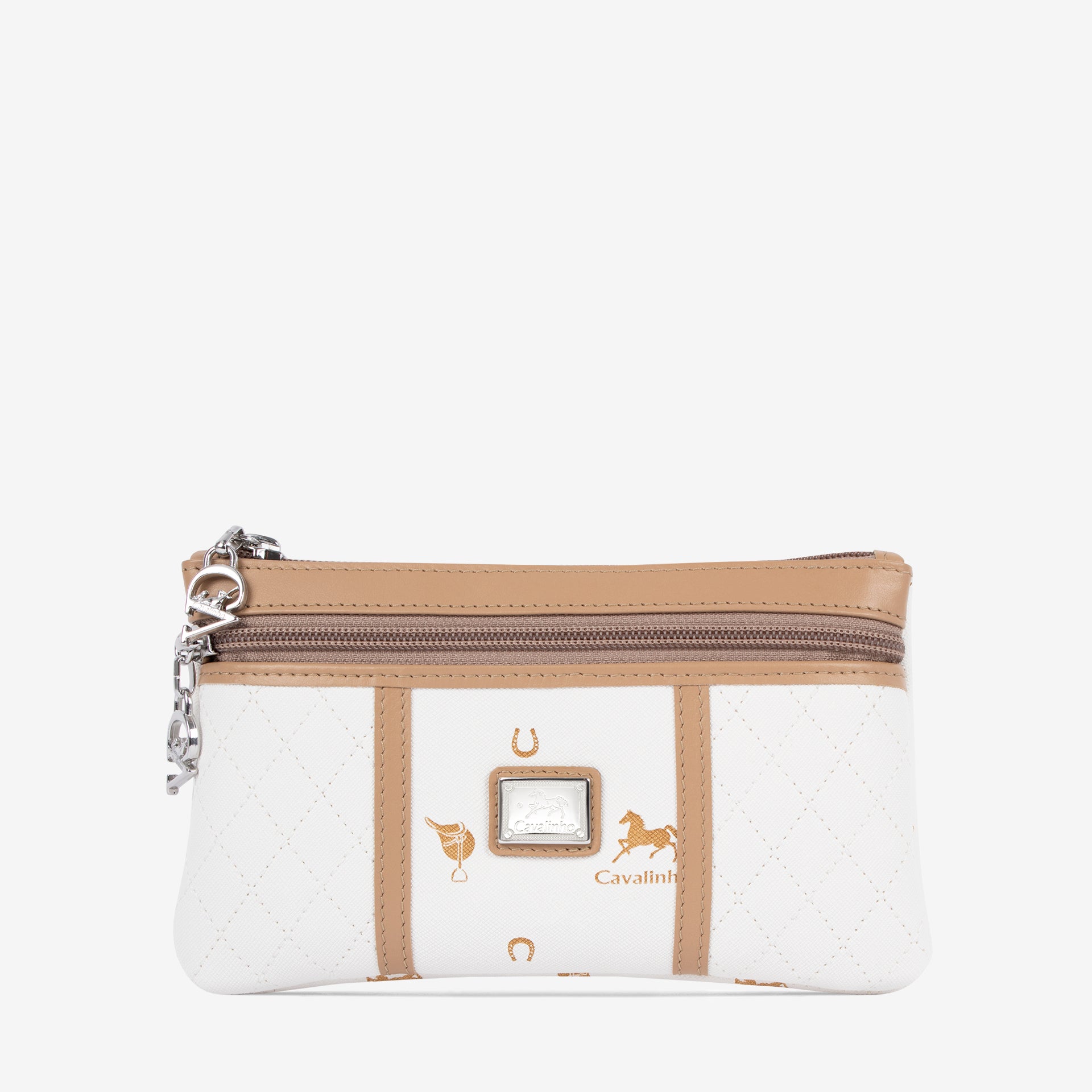 Cavalinho Di Cavallo Slim Makeup Bag SKU 26250256.06 #color_white, blanc, branco