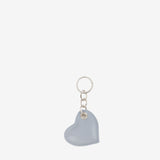 Signature CV By Cavalinho Blue Leather Heart Keychain SKU 26260283.10 #color_lightblue
