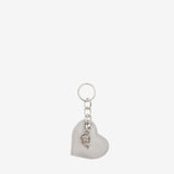 Iconic By Cavalinho Blue Patent Leather Heart Keychain SKU 26270283.10 #color_lightblue