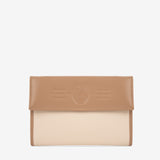 CV by Cavalinho trifold wallet in beige and white with patent leather croc-effect detailing SKU 26280205.31 #color_beige / white, beige / blanc, bege / branco