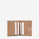 CV by Cavalinho mini trifold wallet in beige and white with patent leather croc-effect detailing SKU 26280530.31 #color_beige / white, beige / blanc, bege / branco