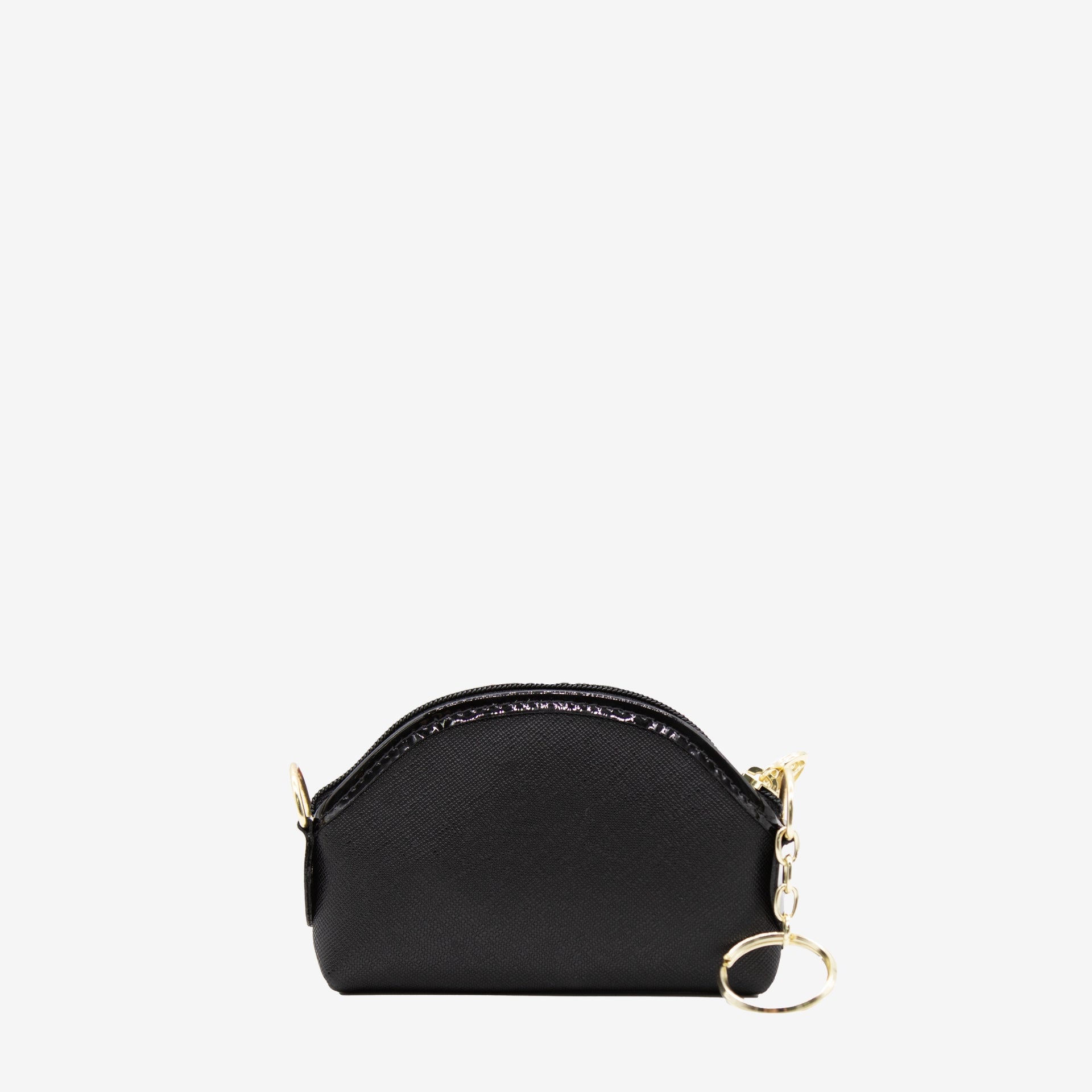 Cavalinho Ciao Bella Black Coin Purse with Key Ring SKU 28060251.01 #color_black