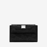 Cavalinho Cavalo Lusitano Leather Wallet for Women SKU 28090207.01 #color_Black