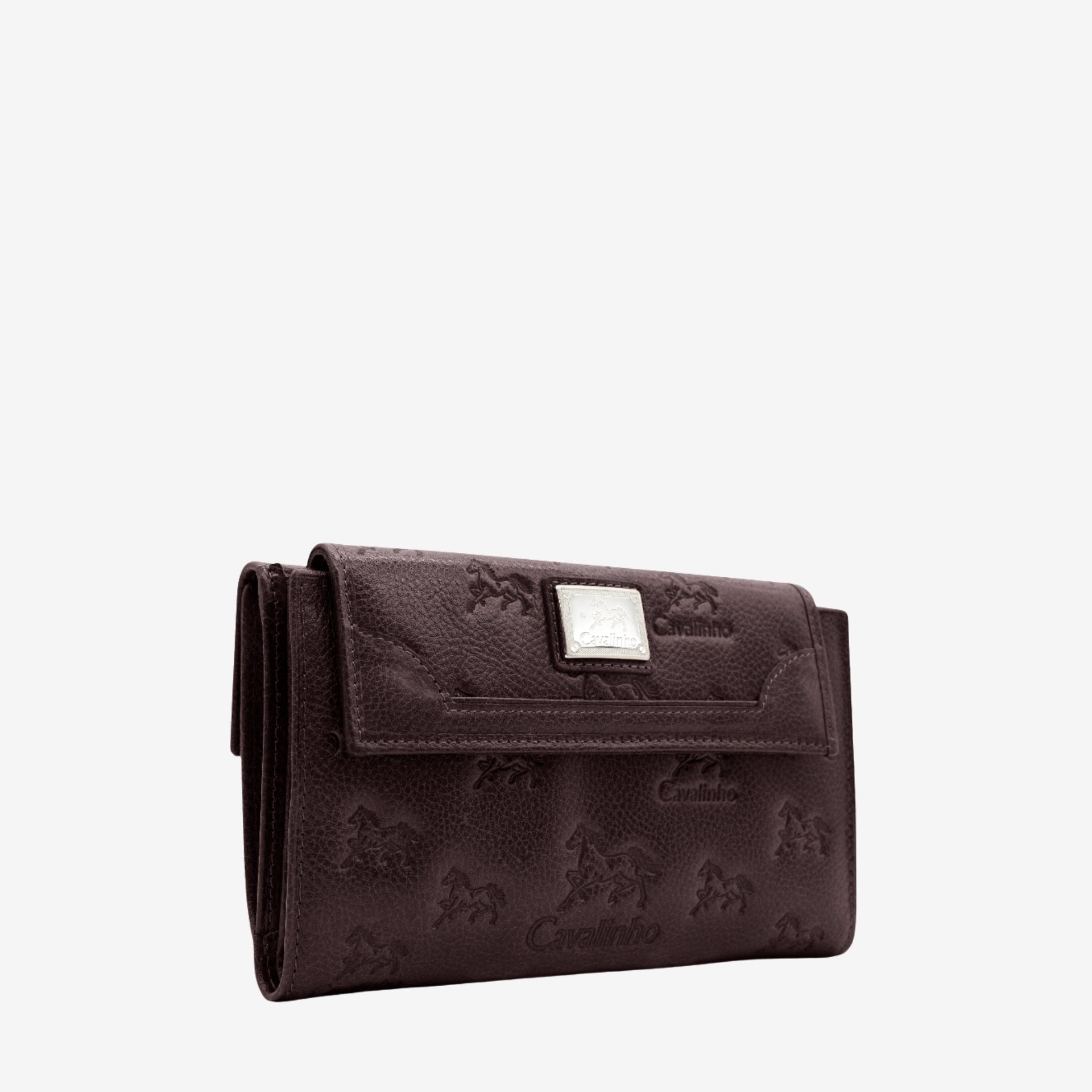 Cavalinho Cavalo Lusitano Leather Wallet for Women SKU 28090207.02 #color_Brown