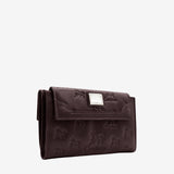 Cavalinho Cavalo Lusitano Leather Wallet for Women SKU 28090207.02 #color_Brown