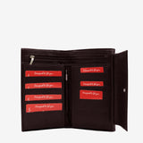 Cavalinho Cavalo Lusitano Leather Wallet for Women SKU 28090207.02 #color_Brown