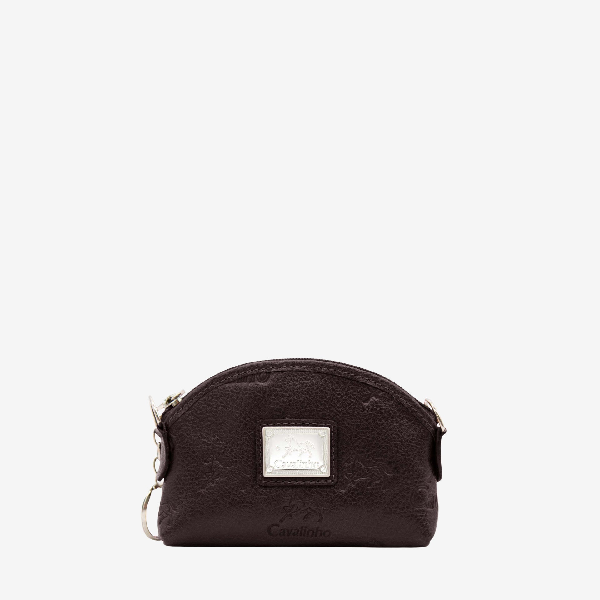 Cavalinho Cavalo Lusitano Brown Leather Change Purse 28090252.02 #color_Brown