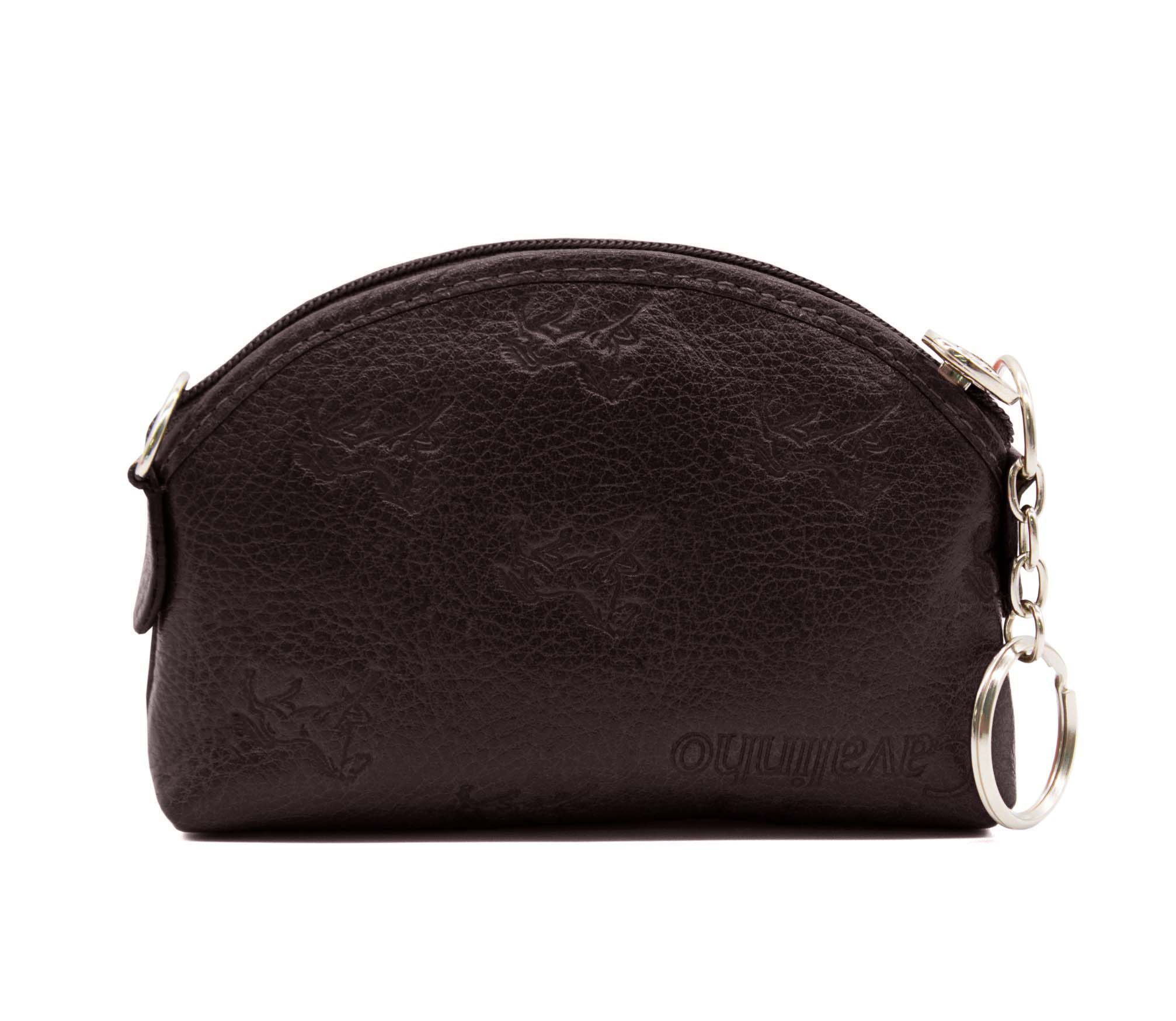 Leather change online purse