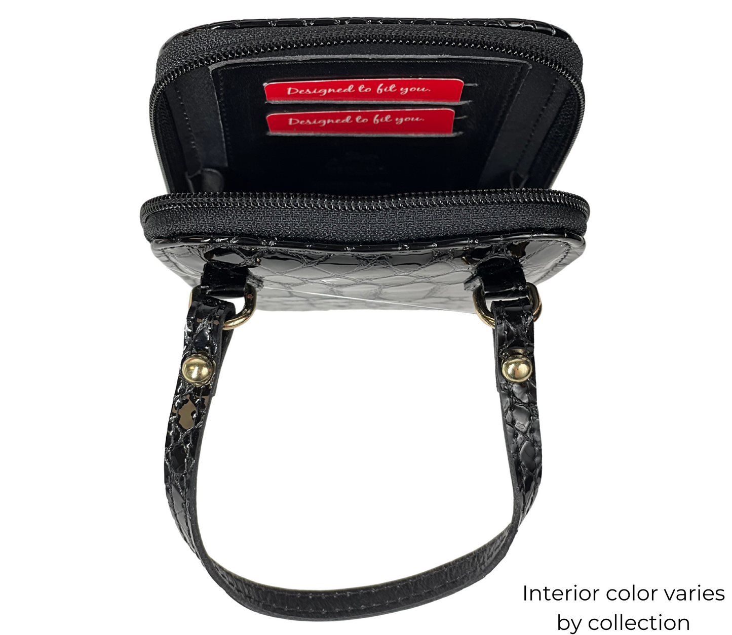 Cavalinho Signature Leather Phone Purse - Black - 28090278.01-Internal0278.01