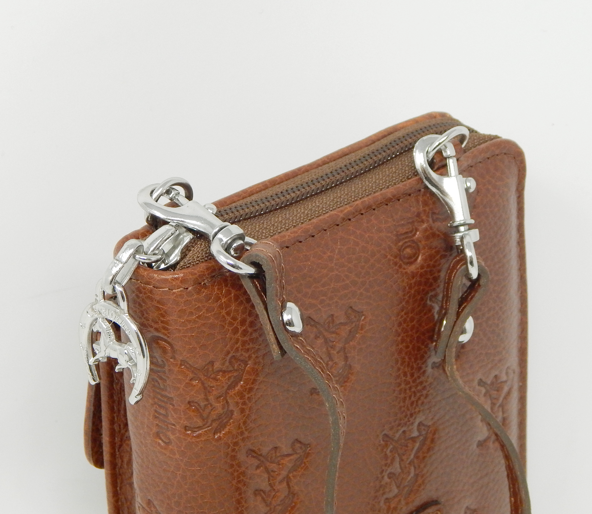 Cavalinho Cavalo Lusitano Phone Crossbody Bag & Wallet SKU 28090282.13 #color_saddlebrown