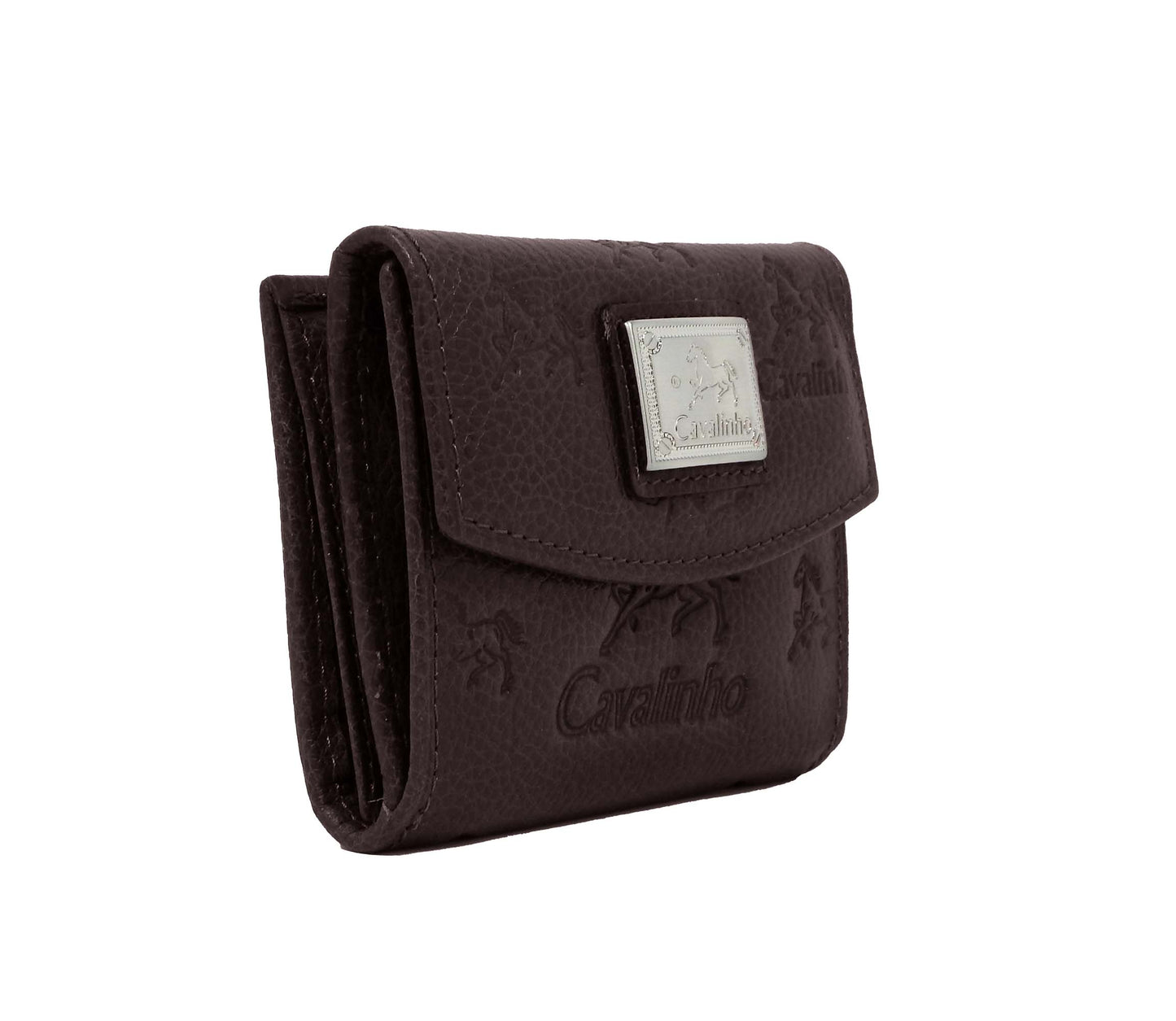 Cavalinho Cavalo Lusitano Mini Leather Wallet - Brown - 28090530.02_2