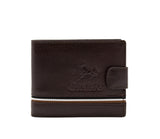 Cavalinho The Sailor Trifold Leather Wallet SKU 28150503.02 #color_brown